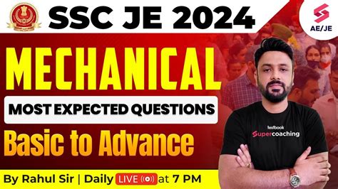 SSC JE 2024 Mechanical Engineering Most Expected Questions SSC JE