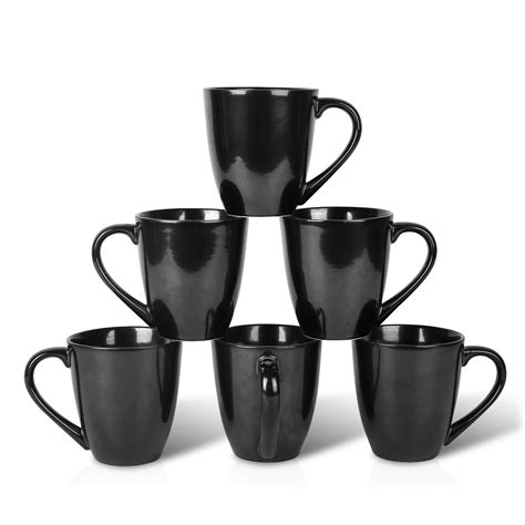 Vicrays Coffee Mug Set 12 Ounce Ceramic Mug For Men Women Unique Glazed Mugs With Handle For