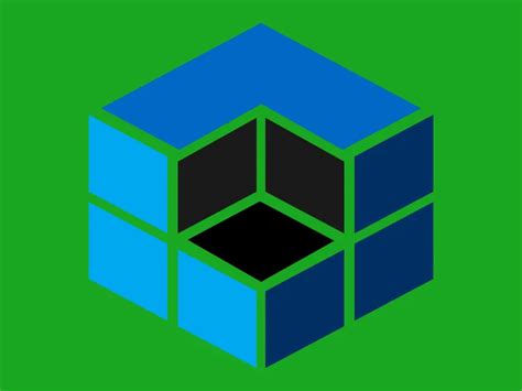 cube shape logo template png vector  svg  ai cdr format