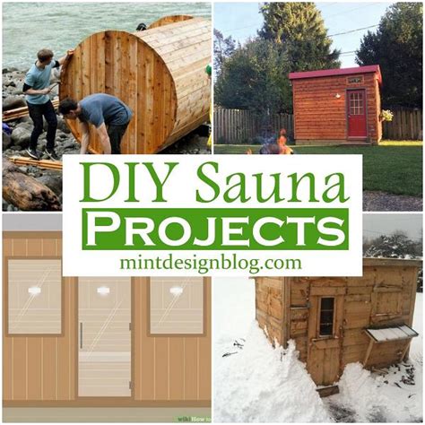 24 DIY Sauna Plans And Designs - Mint Design Blog