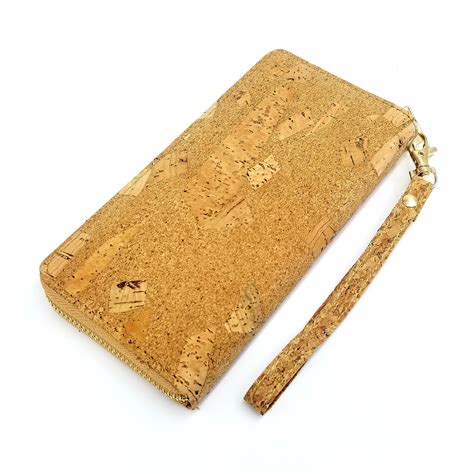 Handmade Cork Zipper Wallet Cork Lightweight Durable Etsy