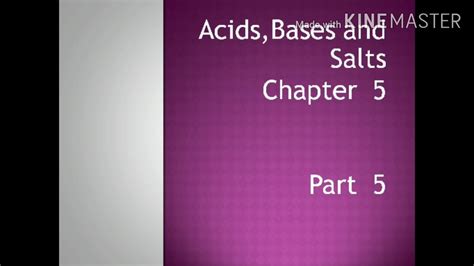 Science Class7 Chapter5 Acids Bases Andsalts Part5 By Kanika Rohra