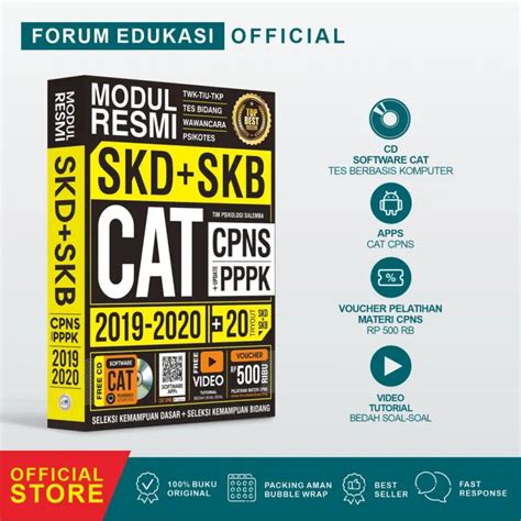 Modul Resmi Skd Skb Cat Cpns Pppk 2019 2020 Lazada Indonesia