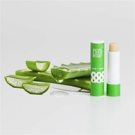 Pura Soap Bálsamo Labial Aloe y Karite 3 5g