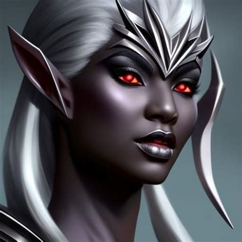 Drow Woman Ai Generated Artwork Nightcafe Creator