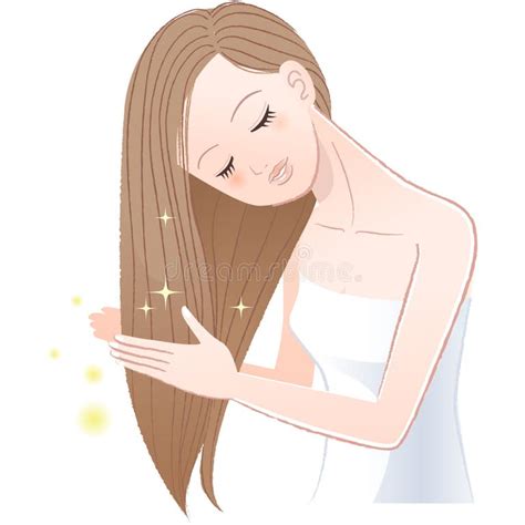 Shiny Long Hair Stock Illustrations 3 553 Shiny Long Hair Stock