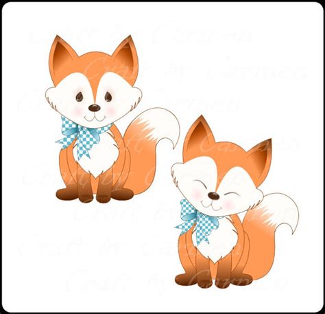 Little Fox Cute Fox Fox Digital Fox Design Graphic Etsy Cute Fox