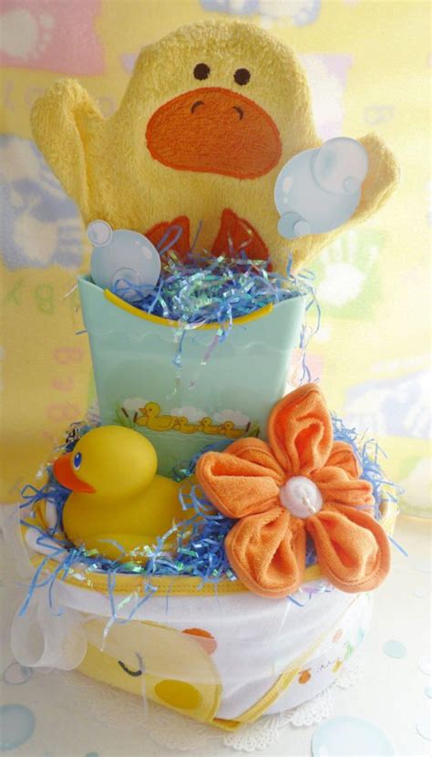 Just Ducky Diaper Cakeduck Baby Showerduck Centerpiece36 Etsy