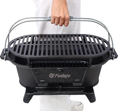 Amazon Ironmaster Hibachi Grill Outdoor Small Portable Charcoal