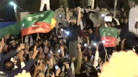 Imran Khan Reached Back At Zaman Park Receives Humongous Welcome By Pti