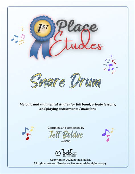 The Solo Snare Drummer Advanced Etudes And Duets 1