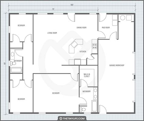 Barndominium Floor Plans And Costs: Building a Dream Home in a Metal ...