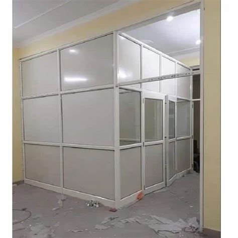 White Feet Aluminum Glass Office Partition At Sq Ft In Nagpur