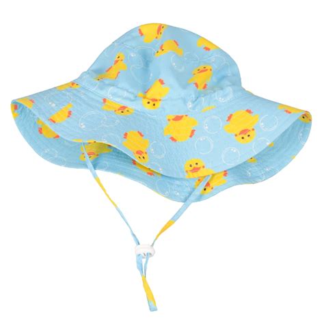 Eease 1pc 52cm Sunscreen Breathable Fisherman Hat Cartoon Duck