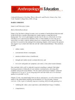 Gay Geneva Culturally Responsive Teaching Gay Geneva Culturally Responsive Teaching Pdf PDF PRO