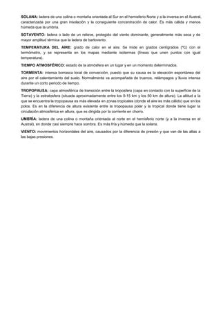 Ud2 El Clima Vocabulario PDF