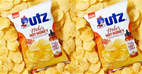 Utz Mikes Hot Honey EXTRA HOT Potato Chips Brand The Change
