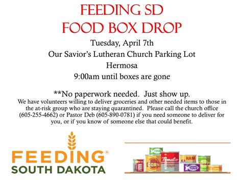 Food-Bank-Poster-for-April-2020-2 | Our Savior's Lutheran Church, ELCA ...