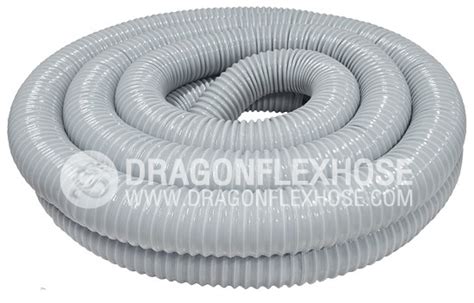 DragonFlex Hose D PVC Grey Flexible Transport Hose