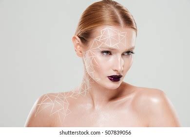 Mystery Nude Woman Body Art Close Stock Photo Shutterstock