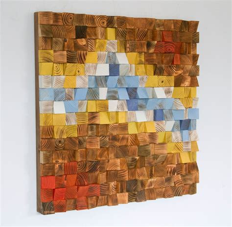 Northern Lights Wood wall art, Rustic wall art, reclaimed wood wall art