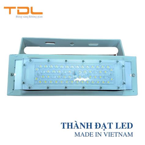 Đèn pha module 50w khung hộp Đèn pha LED ngoài trời 50w denledduan