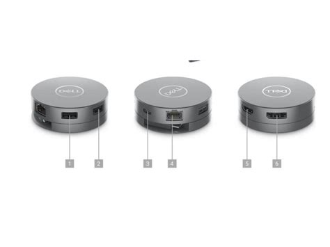 Dell 6 In 1 Usb C Multiport Adapter Da305 Za