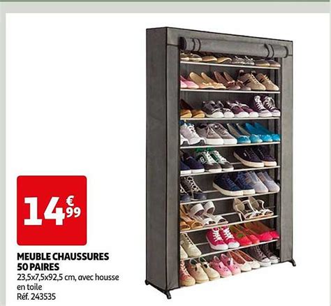 Promo Meuble Chaussures Paires Chez Auchan Icatalogue Fr