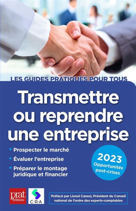 Transmettre Ou Reprendre Une Entreprise Ebook Cra