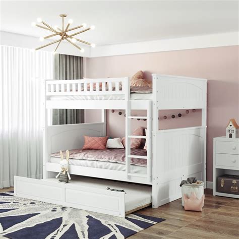 Detachable Double Bunk Trundle Bed | Foter