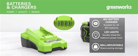 Greenworks V Battery Charger V Universal Charger For Garden And