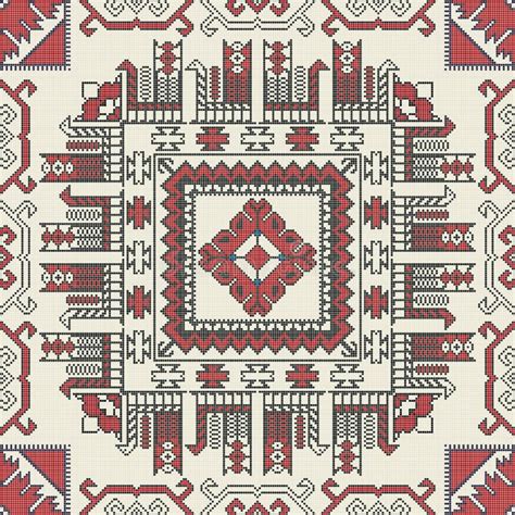 Kilim Pattern Stock Vector Illustration Of Persian