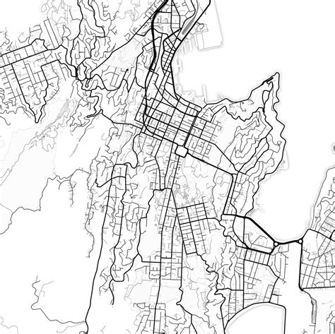 Wellington Map Print, Wellington Map Download, City Map Wellington ...