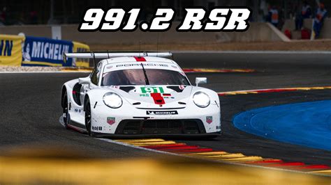 Porsche Rsr At Spa Flybys Downshifts Youtube