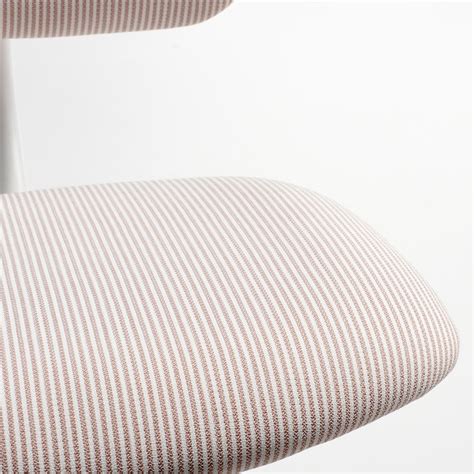 BLECKBERGET swivel chair, Klovsta white/orange-brown - IKEA US