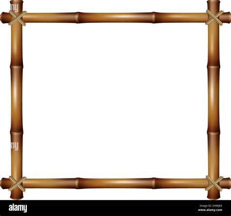 Square Round Bamboo Stick Stock Vector Images Alamy