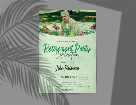 Retirement Party Invitation Templates Guru Printables