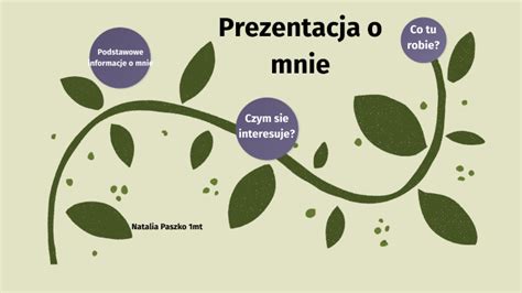 Prezentacja O Mnie By Natalia Paszko On Prezi Next