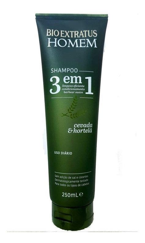 Bio Extratus Linha Masculina Shampoo Em Ml Parcelamento Sem Juros