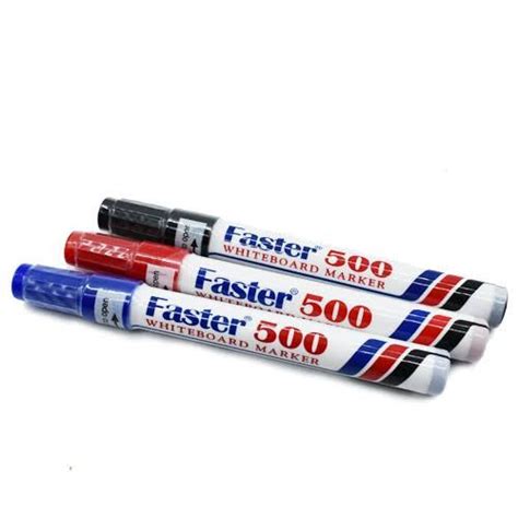 Jual Spidol Faster Whiteboard Whiteboard Marker W500 Papan Tulis Biru