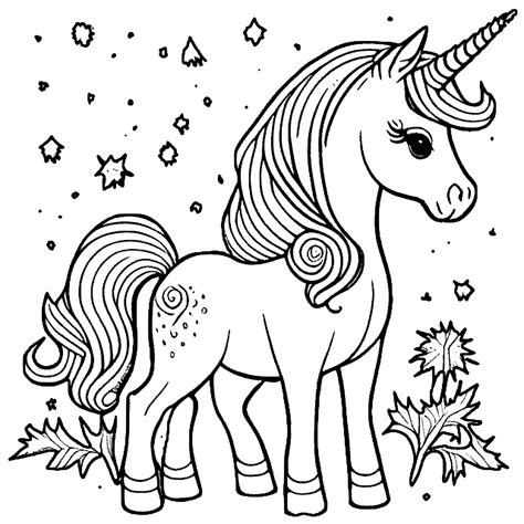 Dibujos Para Colorear De Unicornios M Gicos Y Bonitos Creative Fabrica