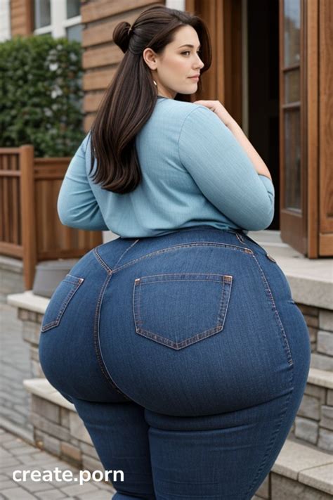 Hyper Ass Mega Wide Booty Saddlebag HipsヘンタイAIポルノ