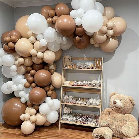 Amazon Neutral Balloon Garland Kit Boho Gender Reveal Balloons Arch Brown Nude Tan Coffee