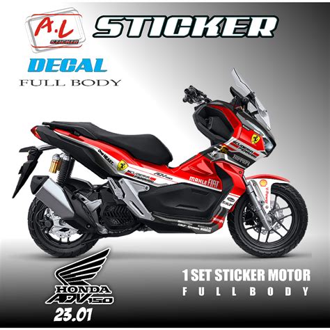 Jual Decal Full Body ADV 150 Stiker Full Body ADV 150 Stiker Motor ADV