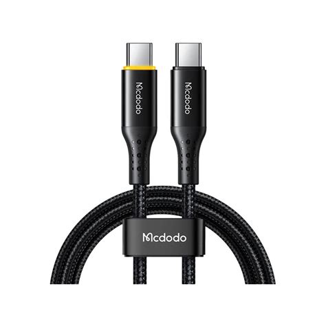 Kabel Mcdodo CA 3461 USB C USB C PD 100W 1 8m Czarny