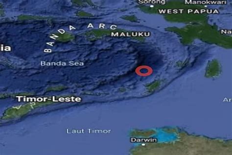 Gempa Bumi Terkini Hari Ini Terjadi Di Wilayah Tanimbar Dan Maluku