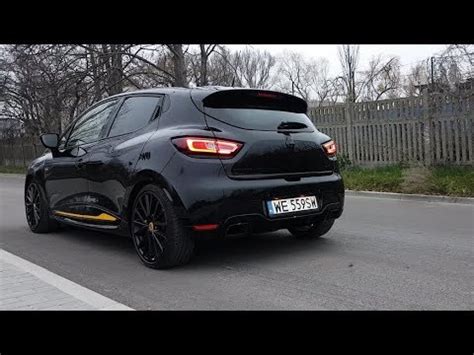 Renault Clio R S 220 EDC Trophy Akrapovic Sound Launch Control Revs