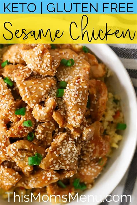 Low Carb Sesame Chicken This Moms Menu