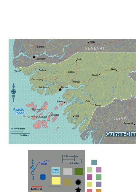 Fileguinea Bissau Regions Mapsvg Wikitravel Shared