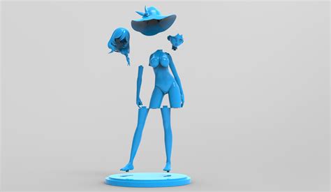 Lisa Nude Genshin Impact STL File For Cults